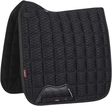 LeMieux Air Dressage Square - чорна підкова для виїздової їзди, сітка Carbon Mesh, розмір L