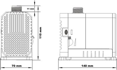 SunSun CHJ-6000 ECO енергоефективний насос для ставка, 100 Вт, фільтрувальний насос для водойм, проточний насос для коропових та садових ставків, продуктивність 3000 л/год