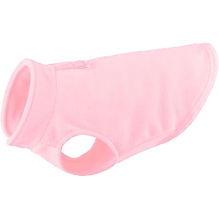 Тепла жилетка JACKO & CO для собак та котів з кільцем для повідка – м'яка, легка, дихаюча (XXL, Рожева)