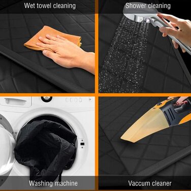 Захист для заднього сидіння автомобіля Baodan: коврик для собак, чорний, вологостійкий, для універсальних авто та SUV