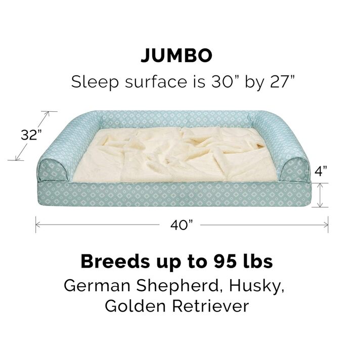 Килимок для собак Furhaven Trail Pup S: портативний, з сумкою, для подорожей, миючий, скласний, блакитно-сірий (Aqua/Granitgrau), 102x81x20 см