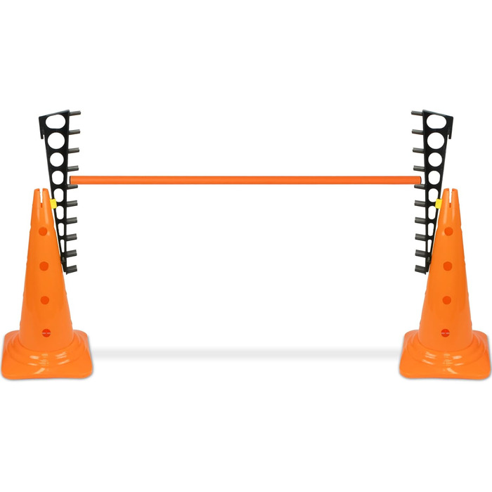 Кінцева перешкода Sportikel24 з жердиною 100 см – для аджиліті, стрибків та слалому (для собак, коней, дітей)