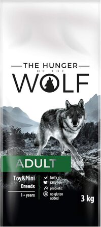 Сухий корм для собак великих та дуже великих порід The Hunger of the Wolf з куркою та ягнятими для здоров'я суглобів, 14 кг