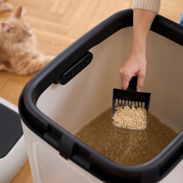 Закритий лоток Rotho XL білий, 61,4 см x 49,9 см x 57,6 см