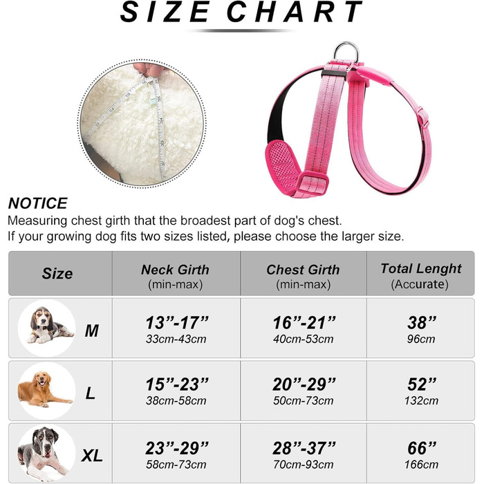 Світлодіодне обіднє світловідбиваючий жилет для собак PZRLit, м'який, регульований, перезаряджуваний (зелений, рожевий, середній)