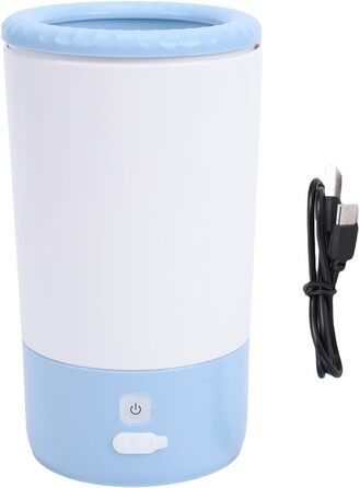 Електричний очищувач лап для собак Asixxsix, USB, автоматичний, для собак та котів (Blue)