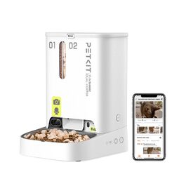 Автоматичний годівник для котів та собак PETKIT з камерою, 5л, 1-10 прийомів їжі на день, функція ШІ