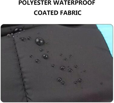 Водонепроникний теплий зимовий одяг для собак: тепла флісова куртка з відстібаним коміром та регульованою жилеткою Hunter для малих, середніх та великих собак (C, L)