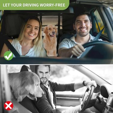 Перегородка в багажник для собак, автоперегородка для транспортування, бар'єр для тварин з кишенькою, безпечне перевезення дітей та тварин