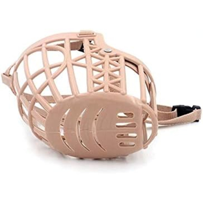 Набір масок-намордників для собак Beikalone (7 шт.), пластик, анти-гризун, регульовані, дихаючі, зручні