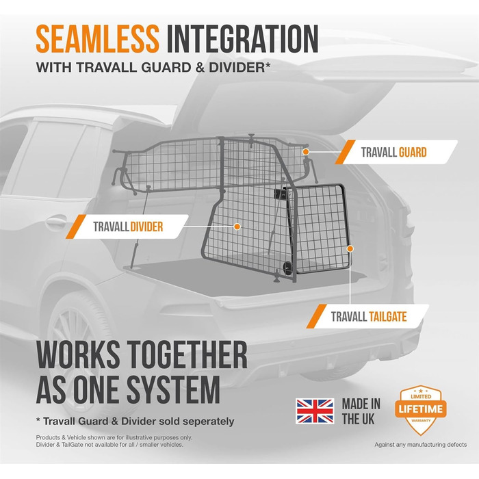 Сітка для собак Land Rover Defender 110 (2019-) - сталева перегородка для безпечного транспортування собак та багажу