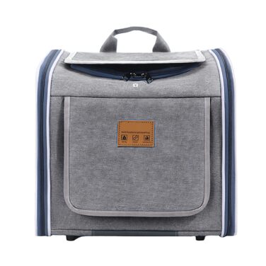 Рюкзак-переноска для собак на велосипед, розширювана сумка-рюкзак для тварин, легка складана переноска з 4 входами