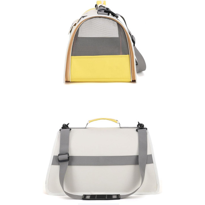 Сумка-переноска для тварин, складана, дихаюча, велика місткість, з вікном, для подорожей - комфортна, міцна з металевим каркасом, ідеальна для прогулянок