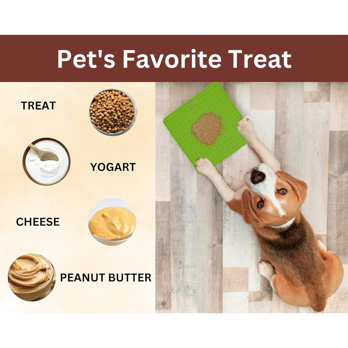 Лежак-іграшка для собак та котів Foodie Puppies: килимок для повільного годування з силікону з присоскою, IQ-іграшка, для всіх порід