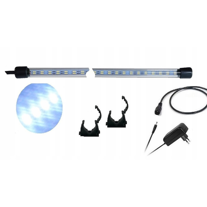 Подвійний LED-світильник для акваріума-трубки 130 см, 7020 SMD