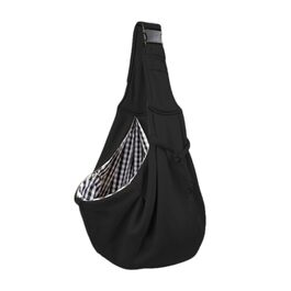 Траплячка для собак маленьких порід Yaztauho | Перекидна сумка-переноска для собак - Перекидна переноска, переноска для собак для подорожей, прогулянок на відкритому повітрі, чорного кольору