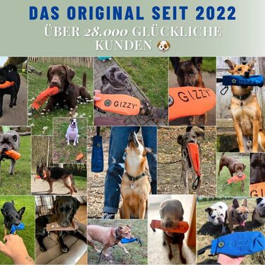 GIZZY® Оригінальний Futterdummy для собак: міцний мішечок для ласощів, тренування собак, аксесуари для собак, блакитний