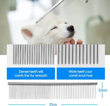 Набір професійних ножиць для собак Nobleza Hundeschere Set Profi: 4 в 1 (з круглим ножем, безпечною на кінчику, для собак, котів, тварин)