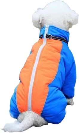Водонепроникний зимовий одяг для собак, тепла флісова жилетка, зимовий одяг для собак, для маленьких собак, цуценят (A, 28)