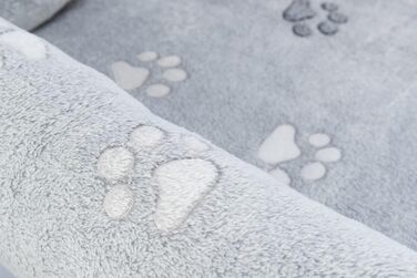 Крісло-ліжко для собак TRIXIE Nando, 60x50 см, сірий - м'яке ліжко з піною, кошик для середніх собак, неслизьке, 37845