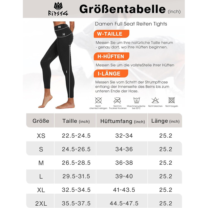 Легінси для верхової їзди FitsT4 для жінок, сірі, з силіконовою підкладкою, кишенею для телефону та петлями для ременя (розмір M)