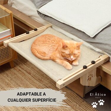 Накидка-гамак для кота, гамак для кота на вікно, підвісний гамак для кота на 2 ніжках або гамак для кота на 4 ніжках, котяче ліжко, радіатор, гамак для котів, велике котяче ліжко сірого/рожевого кольору