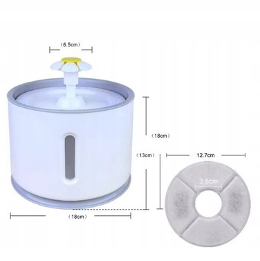 Поїлка-фонтан Save metal, 2400 мл