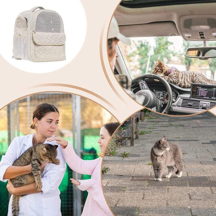 Транспортувальна сумка для котів та собак | Рюкзак-переноска, складна, для кемпінгу, подорожей, мотоцикла, відпочинку на природі, дому