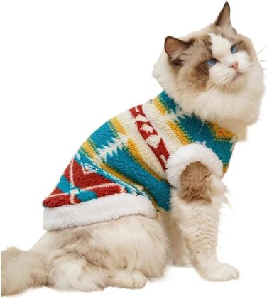 Теплий флісовий одяг для собак: свитер для цуценят, малого, середнього та великого розміру (4XL) Bpoetry