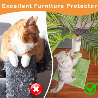 Драбина для котів MeowHomm з сизалю: кігтеточка, сходи, іграшки для котів, 101.6 см