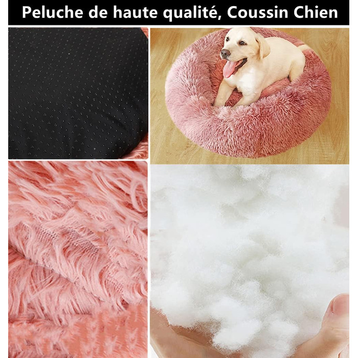 Ортопедична подушка для собак XL, антистрес, кошик для середніх собак, Puppy Love, діаметр 70 см