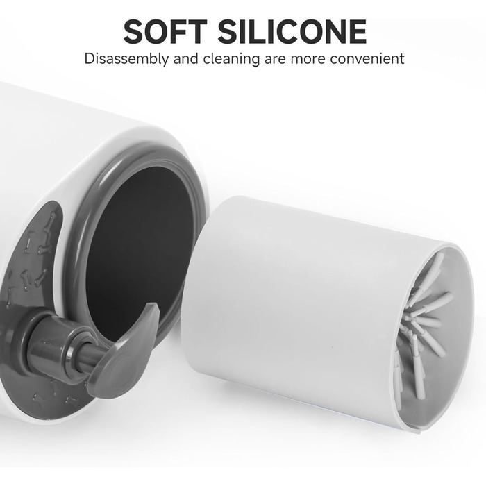 Автоматичний очисник лап для собак та котів | Портативний мийник лап з м'якою щетиною та мильним відсіком