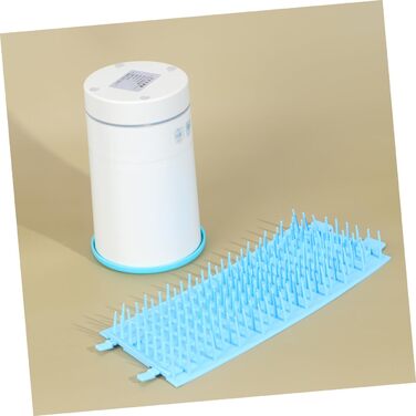 Електрична машинка для миття лап домашнім тваринам POPETPOP з USB-зарядкою (синьо-біла)