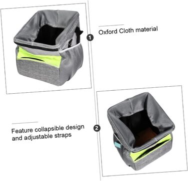 Кошик для велосипеда VICASKY для тварин, складаний, для собак, з ручкою, для велосипедної монтажу, водовідштовхувальний, миючий