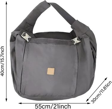 Трансформер-переноска для тварин – рюкзак-переноска для собак, котів та маленьких тварин, сірий колір