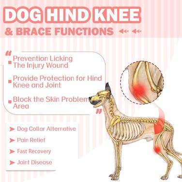 Комбінезон для собак після операції на ногах, захист від витікання, запобігає інфекціям, розмір L, рожевий