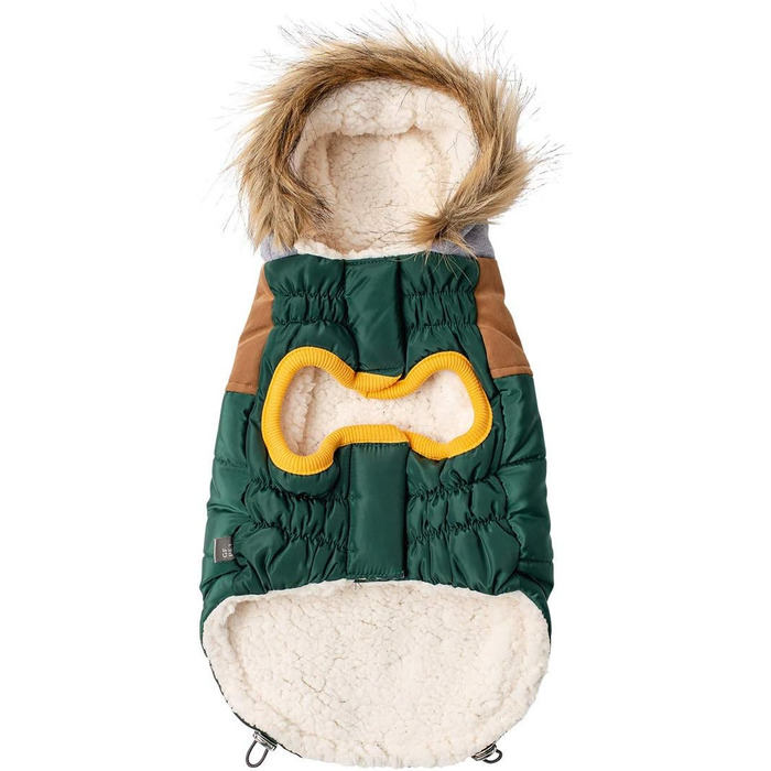 GF Pet LODGE Parka для собак, куртка для тварин, розмір 2XS, Forest Forest XXS