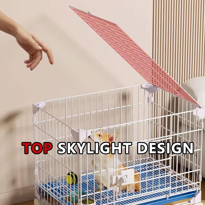 Клітка для собак, переноска для собак, металева клітка-переноска для дому, 52x36x49 см, з дашком та висувною полицею, на колесах