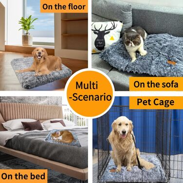 Самогріюча килимок для котів та собак Little Bean, 60x45x6 см, S, не потребує електромережі, теплий зимовий килимок для тварин, антиковзаюча поверхня