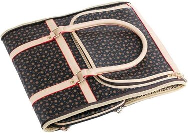 Сумка-переноска для собак та котів, велика, з PU шкіри, модний дизайн