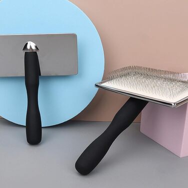 Щітка для собак від випадання шерсті | Інструменти для грумінгу собак | Металеві щетинки, аксесуари для домашніх тварин, інструмент для видалення підшерстка котів, гребінець для видалення шерсті для всіх типів шерсті