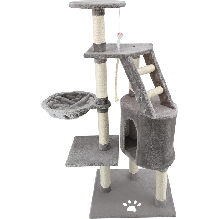 Дряпка для котів Beltom® Kratzbaum - ігровий комплекс, 120 см, сірий