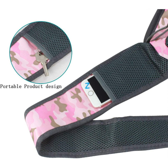 PETEMOO Сумка-переноска для собак і котів, червоно-камуфляжна, до 2.5 кг, з сіткою для дихання