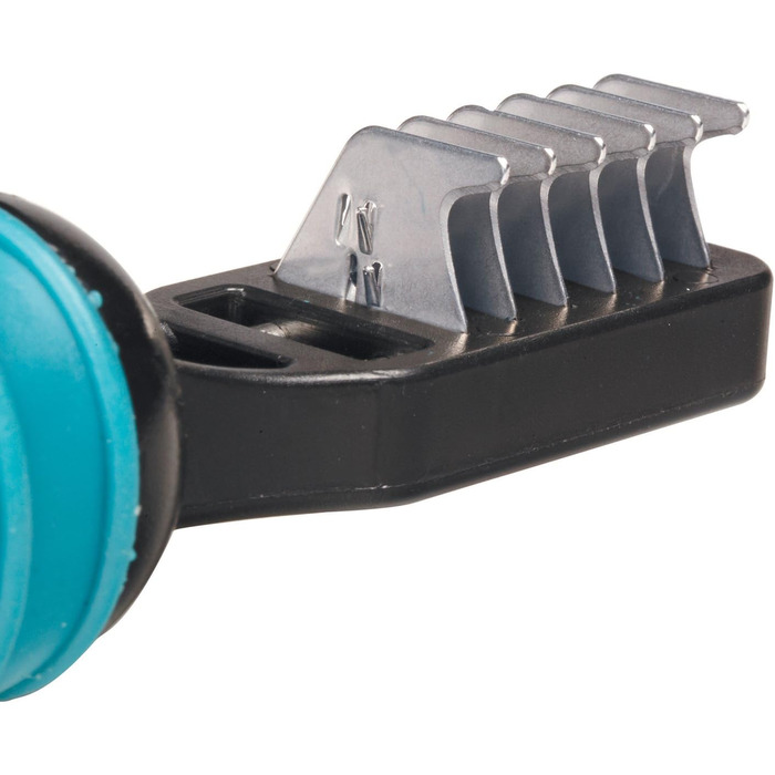 Інструмент для грумінгу Master Grooming Tools: 6-клінковий тример для догляду за шерстю собак, чорний