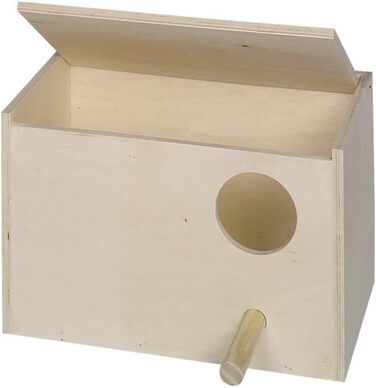 Будиночок для птахів Nobby GS-Nistkasten, горизонтальний, 30x20x20 см, дерев'яний