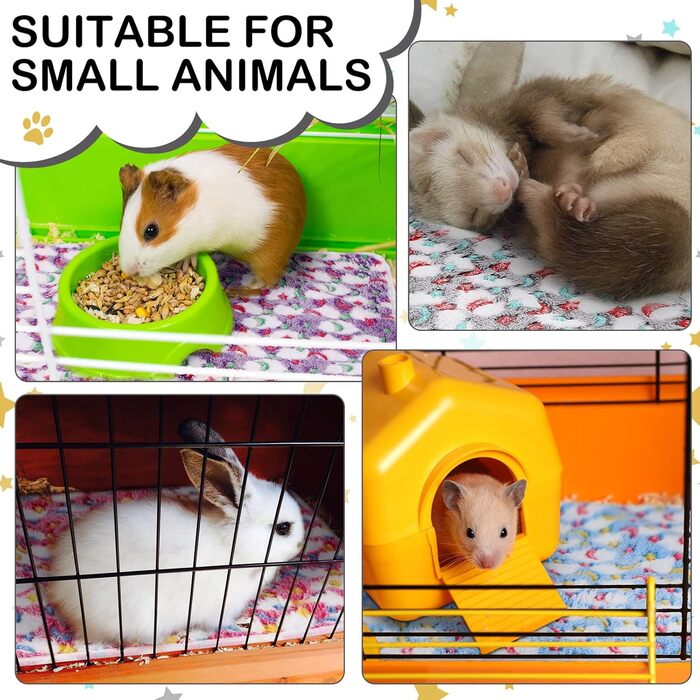 М'яка ковдра для морських свинок Namalu: водонепроникна, з флісу, 60x40 см