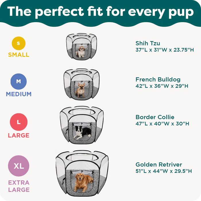 Переносний вольєр для собак та котів Furhaven, складаний ігровий майданчик/вольєр для дому та вулиці з блискавкою, зелений та рожевий, XL зелений/рожевий (Sailor Blue, Extra Large)