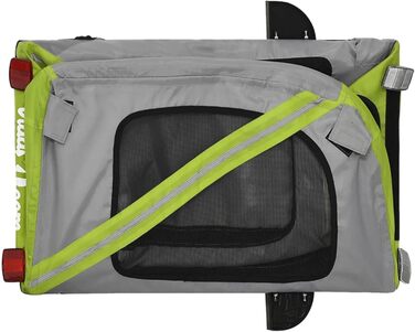 Кошик для велосипеда для собак, зелено-сірий, Oxford, вантажопідйомність 30 кг, Model 93871