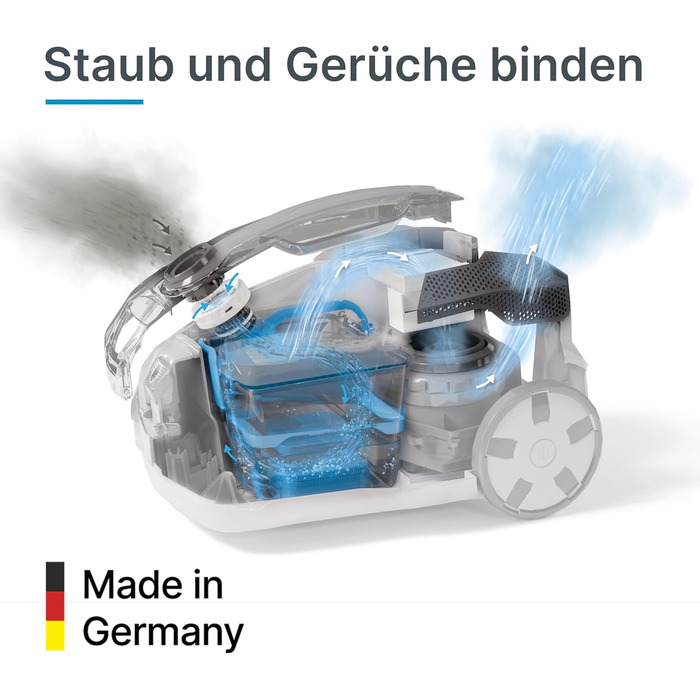 THOMAS Aqua+ PET & Family – потужний пилосос 1700 Вт для прибирання шерсті тварин – мокрий та сухий пилосос, чищення м'яких меблів та підлоги з функцією миття. Підходить для килимів, диванів, меблів та матраців.