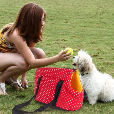 Чарівний рюкзак-переноска для собак iplusmile: великий, червоний, дихаючий, зносостійкий, для подорожей на плечі. Ідеальний для вигулу та перевезення тварин.